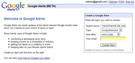 Google Alerts